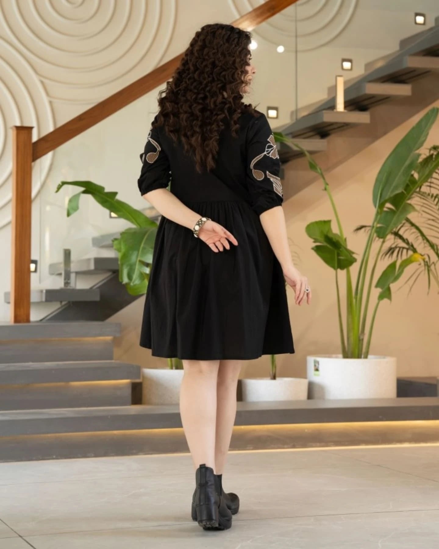LACOTTON FABRIC WESTERN WEAR DRESS