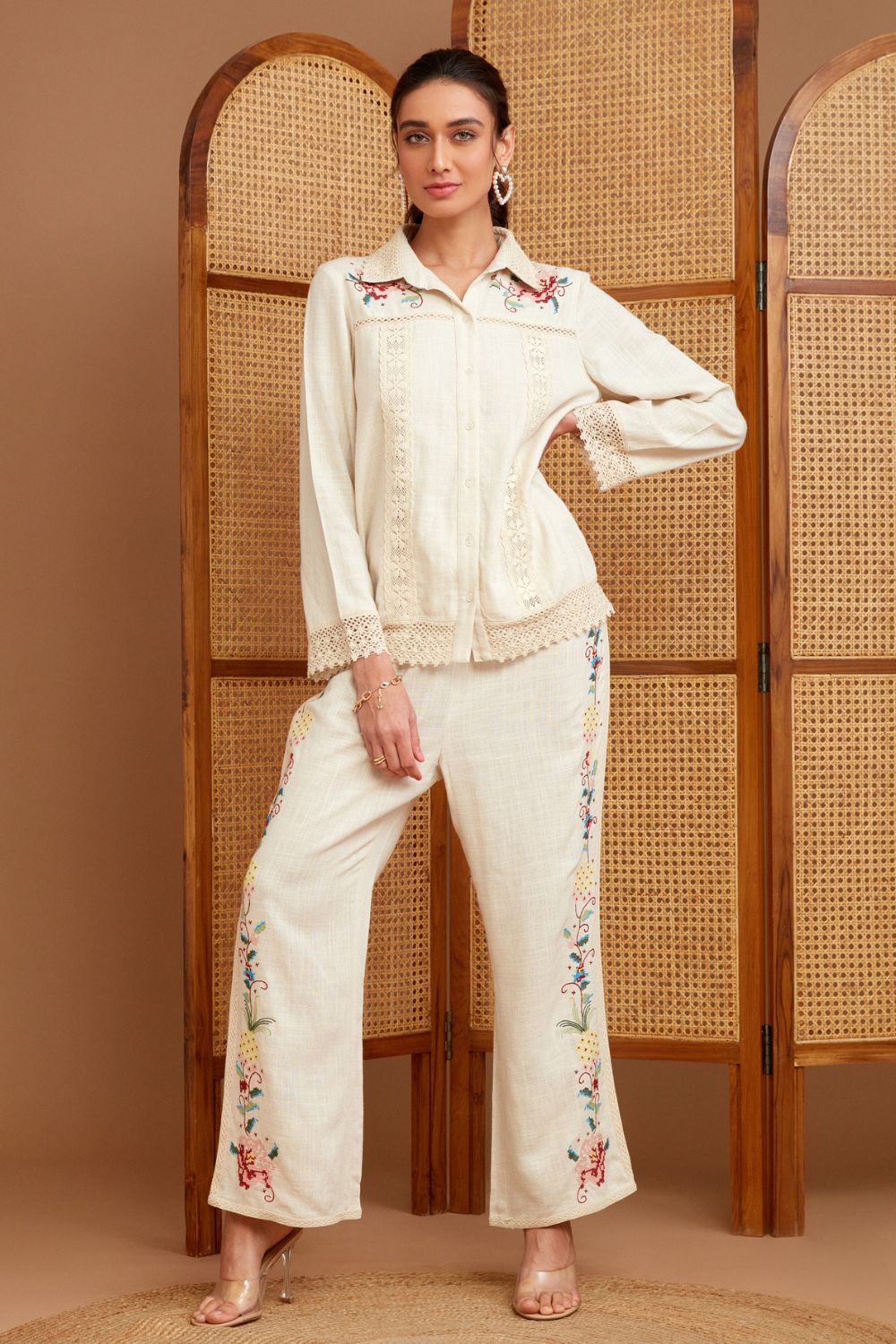Pure Abundance Embroidered Co-ord Set