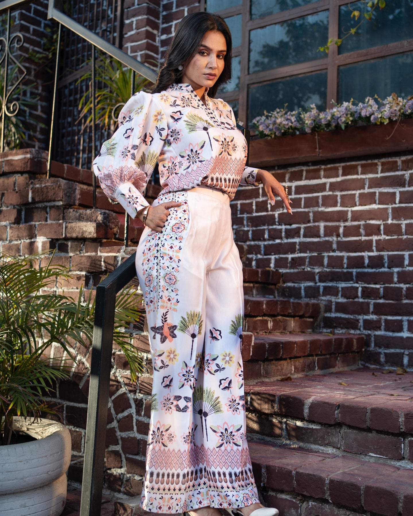 Breezy multi-hue coord combo for a stylish and comfortable look
