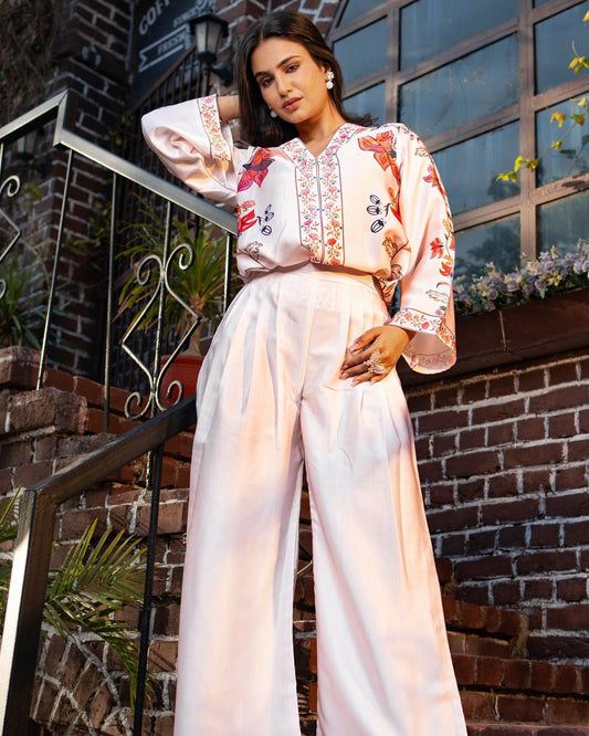 Urban vibes printed co-ord set featuring bold prints for modern casual style