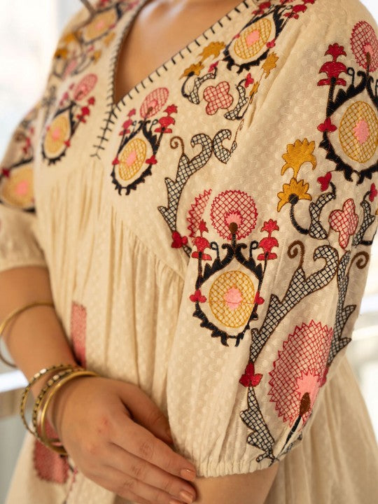 Women Embroidered Tunic