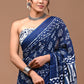 Ethnic Motifs Pure Cotton Block Print Saree