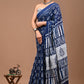 Ethnic Motifs Pure Cotton Block Print Saree