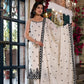 Embroidered Spaghetti-Strap Lucknowi Cotton Suit Set