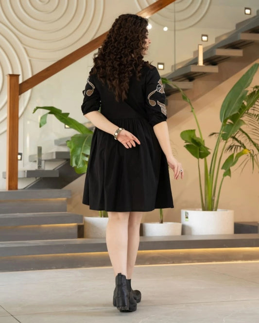 LACOTTON FABRIC WESTERN WEAR DRESS