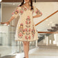 Light blue cotton tunic with delicate embroidery, perfect for a breezy day out