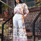 Chic multi-palette coord set for contemporary and bold fashion choices