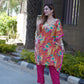 Mirror Work Kaftan set