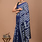 Printed Pure Cotton Mulmul Saree With Blouse