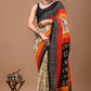 Printed Pure Cotton Mulmul Saree With Blouse