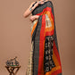 Printed Pure Cotton Mulmul Saree With Blouse