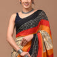 Printed Pure Cotton Mulmul Saree With Blouse