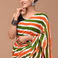 Exclusive Printed Pure Cotton Mulmul Saree With Blouse