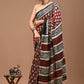 Printed Pure Cotton Mulmul Saree With Blouse