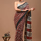 Printed Pure Cotton Mulmul Saree With Blouse