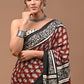 Printed Pure Cotton Mulmul Saree With Blouse