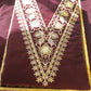 Exquisite velvet silk suit featuring intricate detailing, crafted for elegance and style.