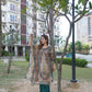 Elegant kaftan kurta with ethnic motif prints and flowy design