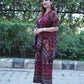 Elegant ethnic motifs printed tunic with matching palazzo set