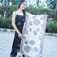 Elegant Shehnaaz black embroidered straight suit with fine detailing.