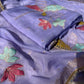  Festive purple organza silk outfit perfect for elegant occasions