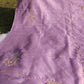 Full-length visual of a pure tissue silk suit showcasing complete design and fall.