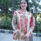 Graceful multi ethnic pure cotton kurta and trouser.