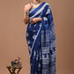 Printed Pure Cotton Mulmul Saree With Blouse