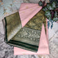 Woven Design Zari Soft Silk Floral Border Saree