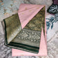 Woven Design Zari Soft Silk Floral Border Saree