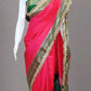 Rani Pink And Green Weaving Work Silk Saree