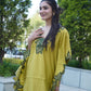 Premium satin kaftan style coord set for elegant occasions.