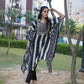Salma Sitara Kaftaan Set in luxe fabric with elegant detailing.