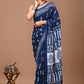 Printed Pure Cotton Mulmul Saree With Blouse