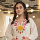 Hemal Marigold embroidered Cotton Dress