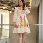 Hemal Marigold embroidered Cotton Dress