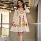 Hemal Marigold embroidered Cotton Dress