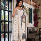 Embroidered Spaghetti-Strap Lucknowi Cotton Suit Set
