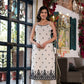 Embroidered Spaghetti-Strap Lucknowi Cotton Suit Set