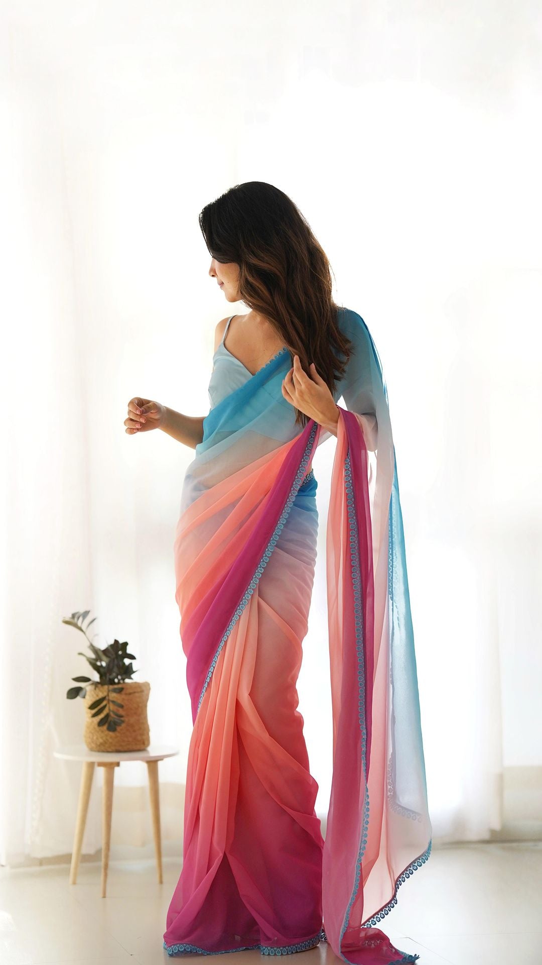 Georgette Alia Bhatt Saree