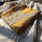 Printed Organza Unstitched Salwar Suit, elegant design for festive wear.