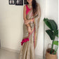 Red Ruby Uppada Tissue Silk Saree